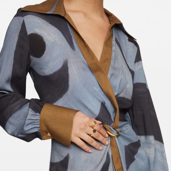 Manning Cartell Tiger Long Sleeve Silk Dress - Picture 3 of 9